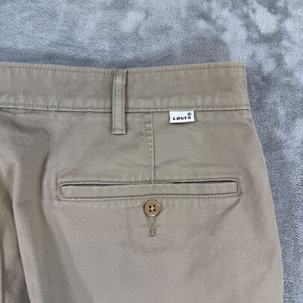 Levi's XX Chino Standard Taper Pants Men's Size 36x32 Khaki Tan Stretch Cotton - Picture 6 of 8
